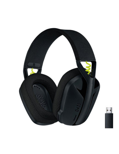 Logitech G435 LIGHTSPEED Black · Wireless Headphones ▶️ TiendaCPU