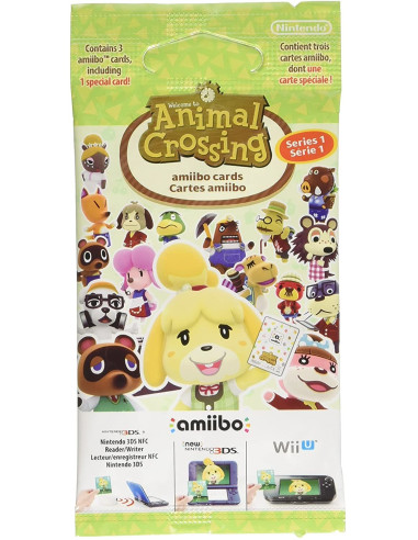 Pack of 3 Amiibo Animal Crossing Series 1 cards · ▶️ TiendaCPU Nintendo