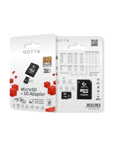 Memoria MicroSDHC Gotta 32Gb Clase 4