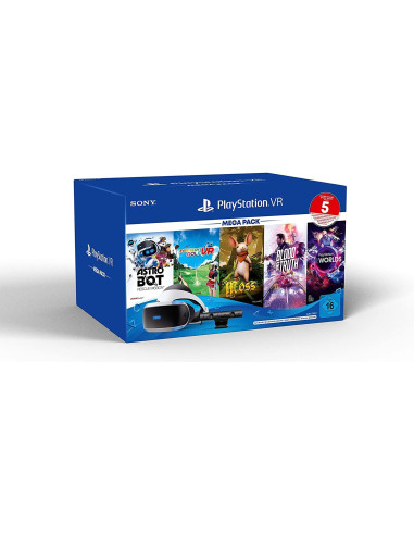 Sony PS4 VR Mega Pack 3 + Kamera + 5 Games CUH-ZVR2 Multicolor