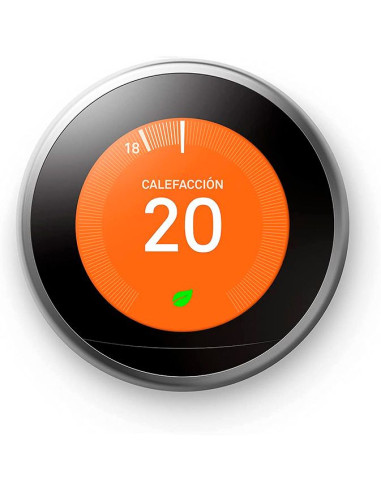 Nest T3028IT Learning 3 Generation Silver Google Thermostat - TiendaCPU