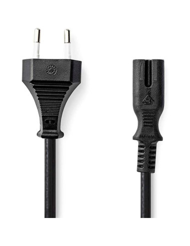 Power Cable European Connector IEC-320-C7 1.0 M - TiendaCPU