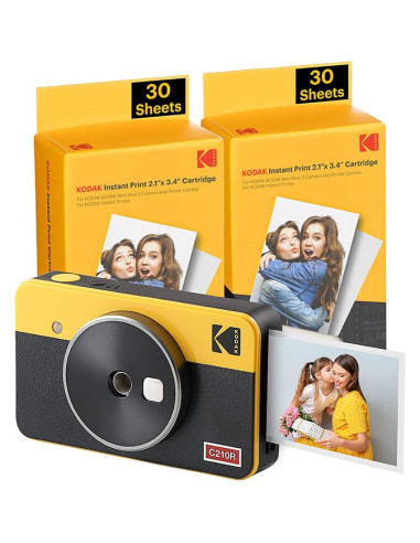 Kodak Mini Shot 2 Retro 2-in-1 Instant Camera and Printer