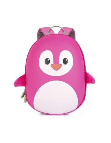 Mochila de viaje Boppi Tiny Pingüino Rosa - TiendaCPU