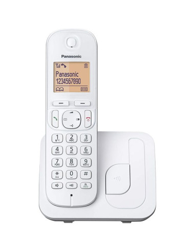 Teléfono Inalámbrico Panasonic KX-TGC210SPW - TiendaCPU