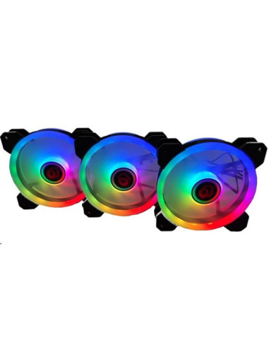 Kit of 3 120 MM fans Talius Iris Spectrum ARGB/Cronos - TiendaCPU