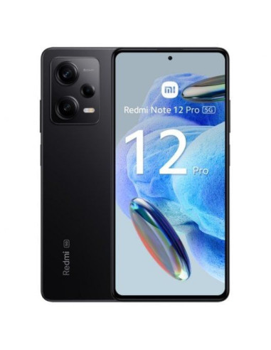 Xiaomi Redmi Note 12 Pro 5G 6/128GB Smartphone Black - TiendaCPU