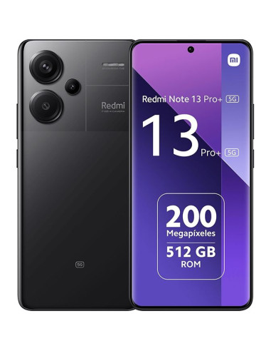 Xiaomi Redmi Note 13 Pro Plus 5G 12/512GB Negro - Smartphones