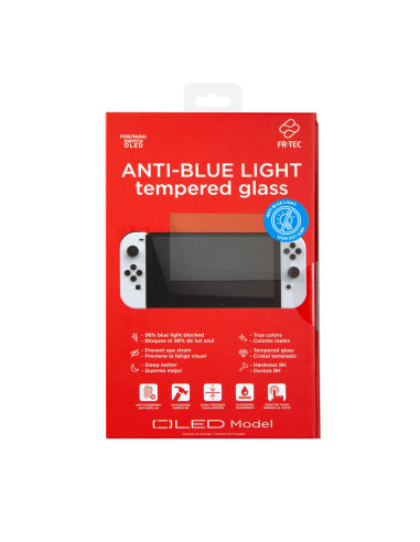 Comprar Online Protector de pantalla FR-TEC Switch Oled Anti Blue Light Tempered Glass