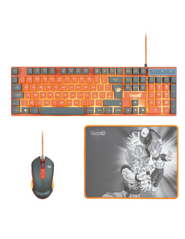 Comprar Online Pack teclado + alfombrilla + ratón FR-TEC PC Dragon Ball Super