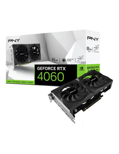 Buy PNY GEFORCE RTX™ 4060 8GB Verto Dual Fan Edition DLSS 3 Graphics Card Online