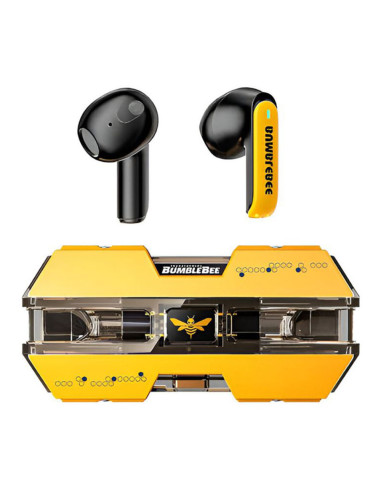 Auriculares TWS Transformers TF-T01 yellow - Auriculares Hasbro