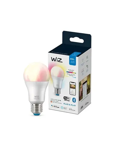 Bombilla Inteligente WiZ LED A60, Blanco Ajustable, WI-FI/Bluetooth