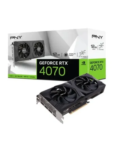 Comprar Tarjeta gráfica PNY GeForce RTX™ 4070 12GB VERTO Dual Fan DLSS