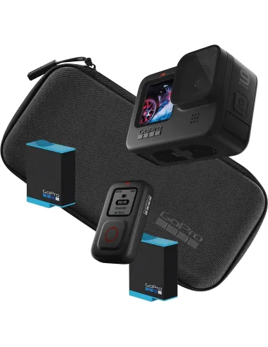 GoPro Hero9 Combo (Estuche + 2 Baterías + Control Remoto) - Cámara de Acción - Reacondicionado LAE