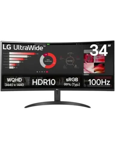 Comprar LG 34WR50QK-B 34" LED VA UltraWide QHD 100Hz FreeSync Curva