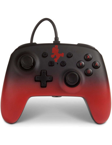 Red & Black Super Mario ▶️ tienda cpu powera Wired Controller