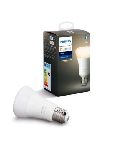 Philips Hue White LED E27 9W Warm White · smart ▶️ bulb TiendaCPU