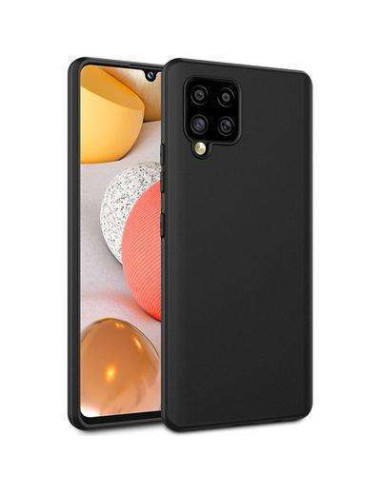 Funda silicona gel Samsung Galaxy A42 5G negro ▶️ Tienda CPU